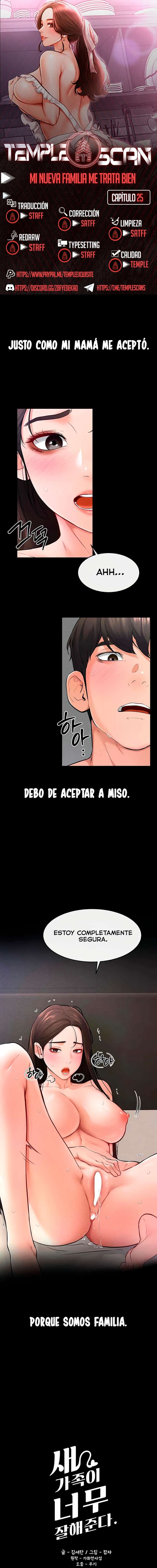 Mi nueva familia es muy amable. Capítulo 25 - Página 1