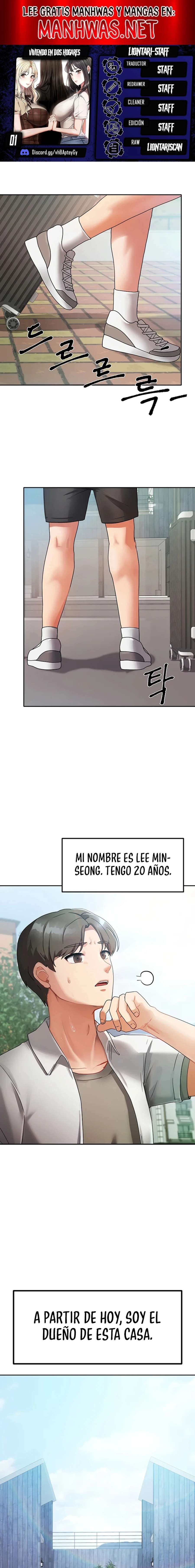 Viviendo en dos hogares Capítulo 1 - Página 1