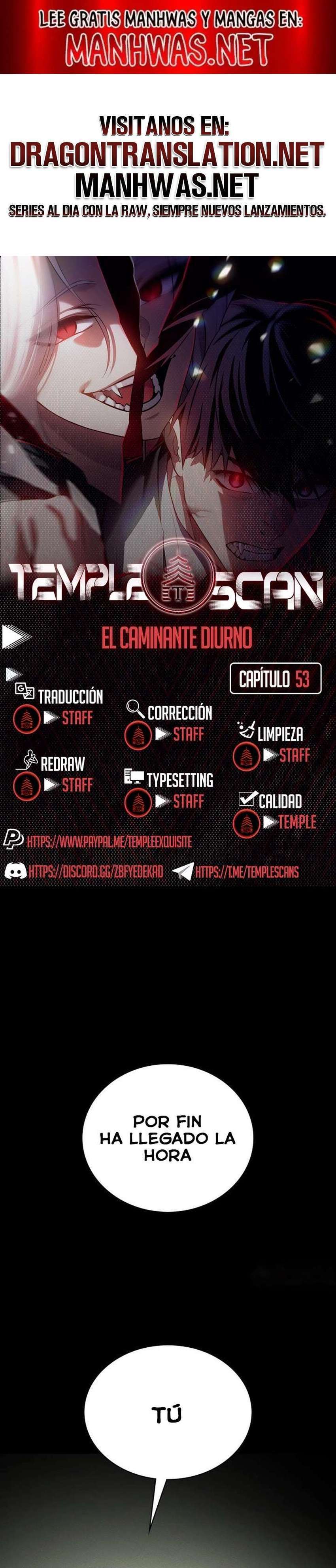 El Caminante Diurno Capítulo 53 - Página 1