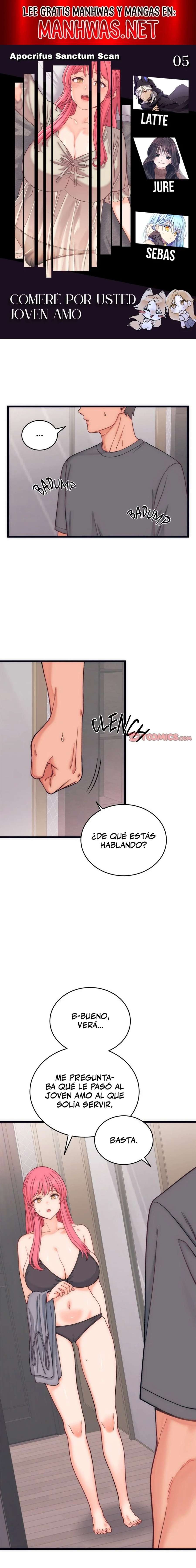 Comeré por usted, joven amo Capítulo 5 - Página 1