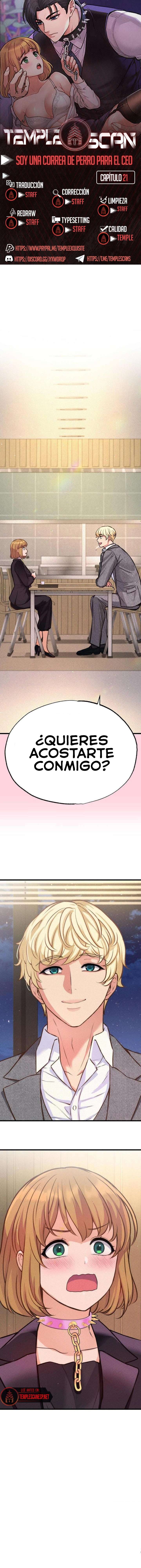 Soy Una Correa De Perro Para El CEO Capítulo 21 - Página 1