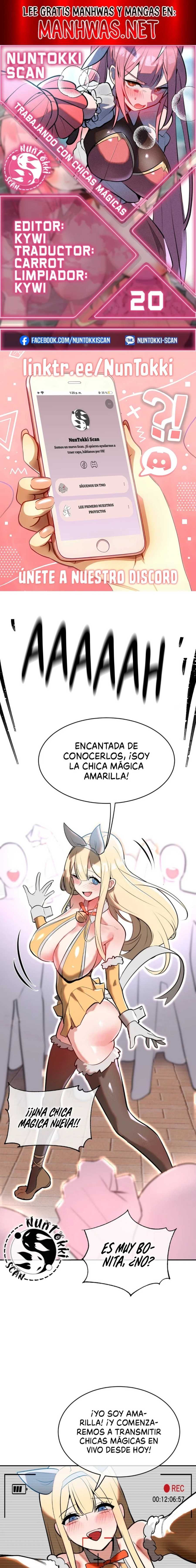 Trabajando con chicas mágicas Capítulo 20 - Página 1