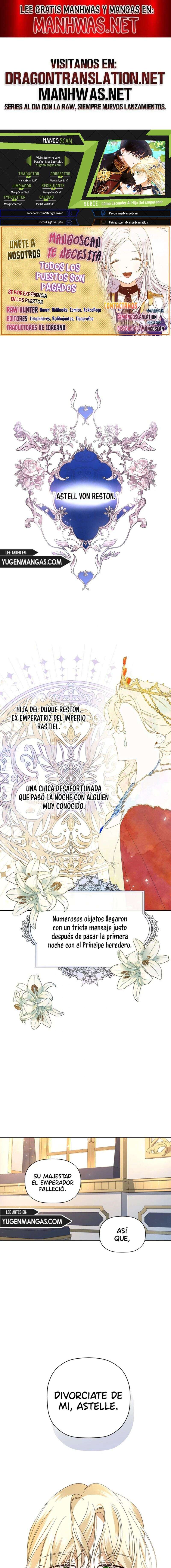 Cómo Esconder Al Hijo Del Emperador Capítulo 1 - Página 1
