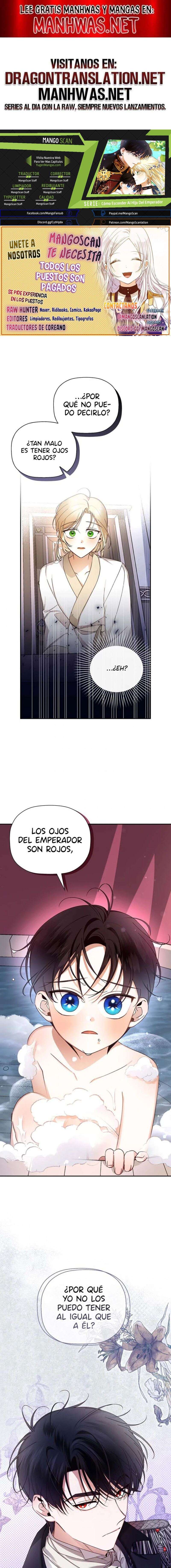 Cómo Esconder Al Hijo Del Emperador Capítulo 20 - Página 1