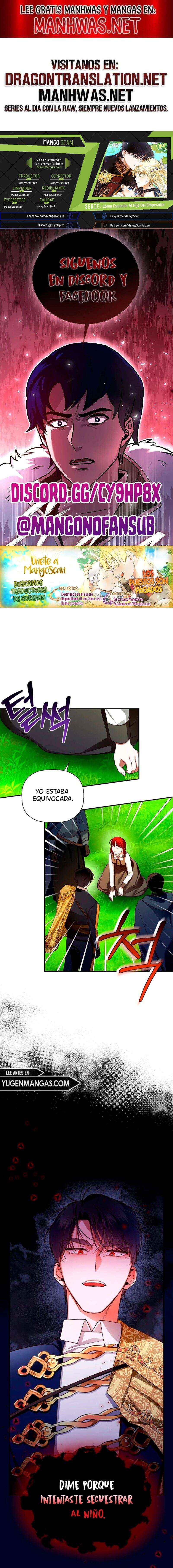 Cómo Esconder Al Hijo Del Emperador Capítulo 32 - Página 1