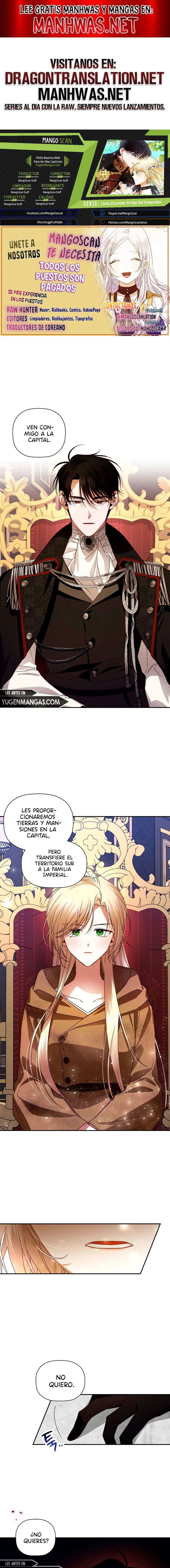 Cómo Esconder Al Hijo Del Emperador Capítulo 4 - Página 1
