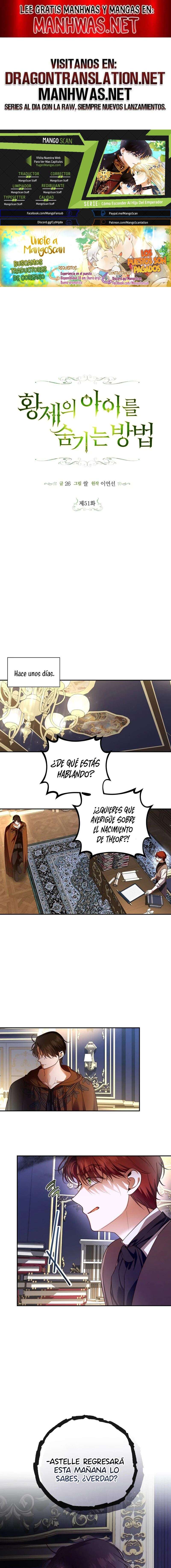 Cómo Esconder Al Hijo Del Emperador Capítulo 51 - Página 1