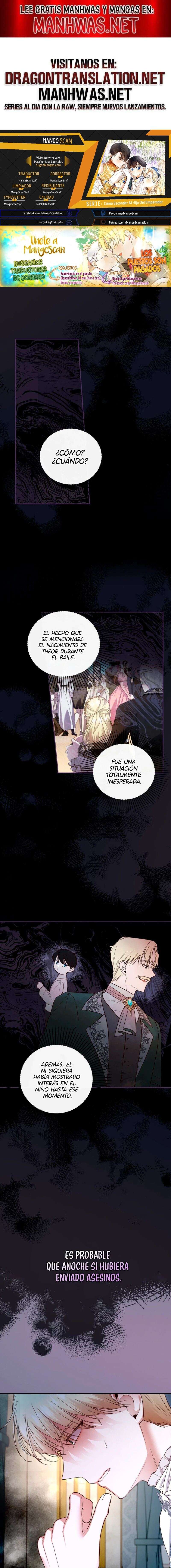 Cómo Esconder Al Hijo Del Emperador Capítulo 60 - Página 1