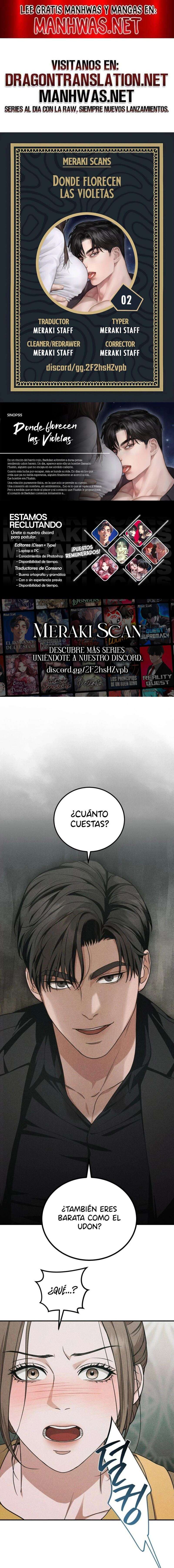 Donde florecen las violetas Capítulo 2 - Página 1
