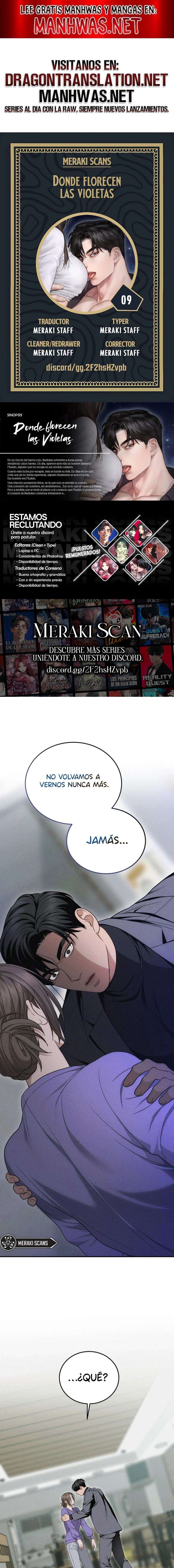 Donde florecen las violetas Capítulo 9 - Página 1