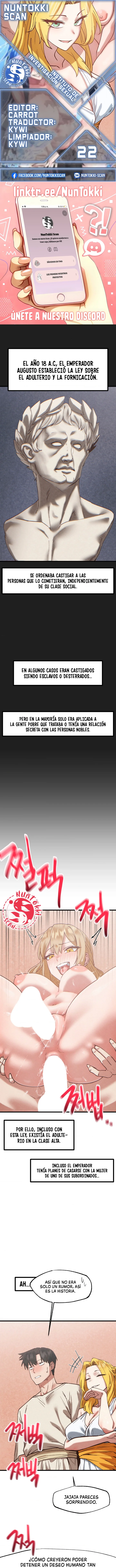 Instituto Mundial de Investigación sobre Cultura Sexual Capítulo 22 - Página 1