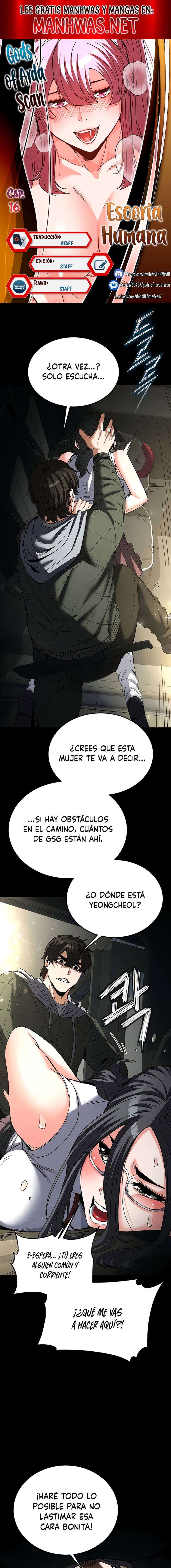 Escoria Humana Capítulo 16 - Página 1