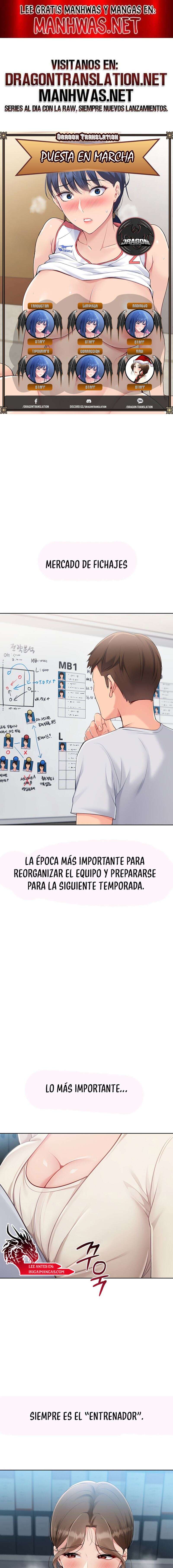 Configurando A Mi Equipo De Voleybol Capítulo 54 - Página 1